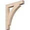 Ekena Millwork Thorton Block Smooth Bracket, Douglas Fir, 3 1/2"W x 24"D x 28"H BKT04X24X28THR05SDF - alternate 1